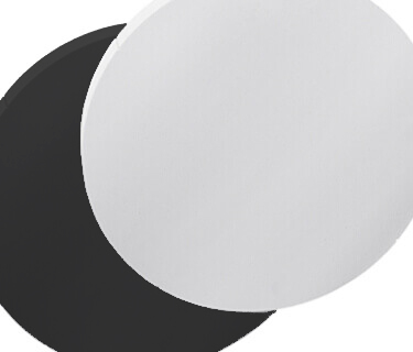 Ronde, zelfklevende absorptieplaat met hogere brandveiligheidsklasse