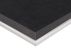 Geluidsisolatie met de absorptieplaat BLACK Tec