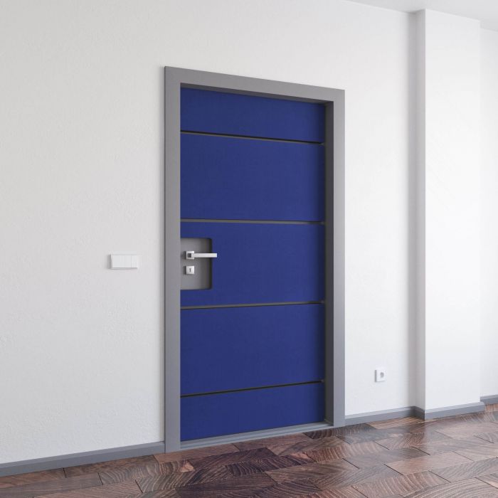 deur geluiddemper in een praktische set voor montage binnen het deurkozijn