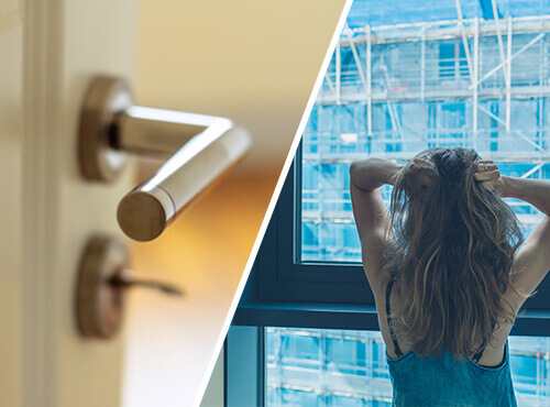 Geluiddemping van ramen en deuren in de woning Geluiddemping van ramen en deuren zorgt voor minder lawaai in de woning.
