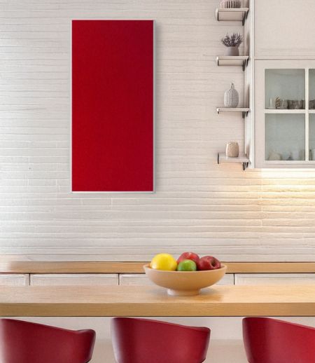 aixFOAM FELT geluidsabsorber in designrood