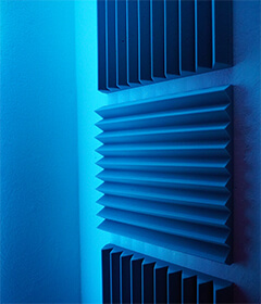 aixFOAM ROW Tiles op de muur