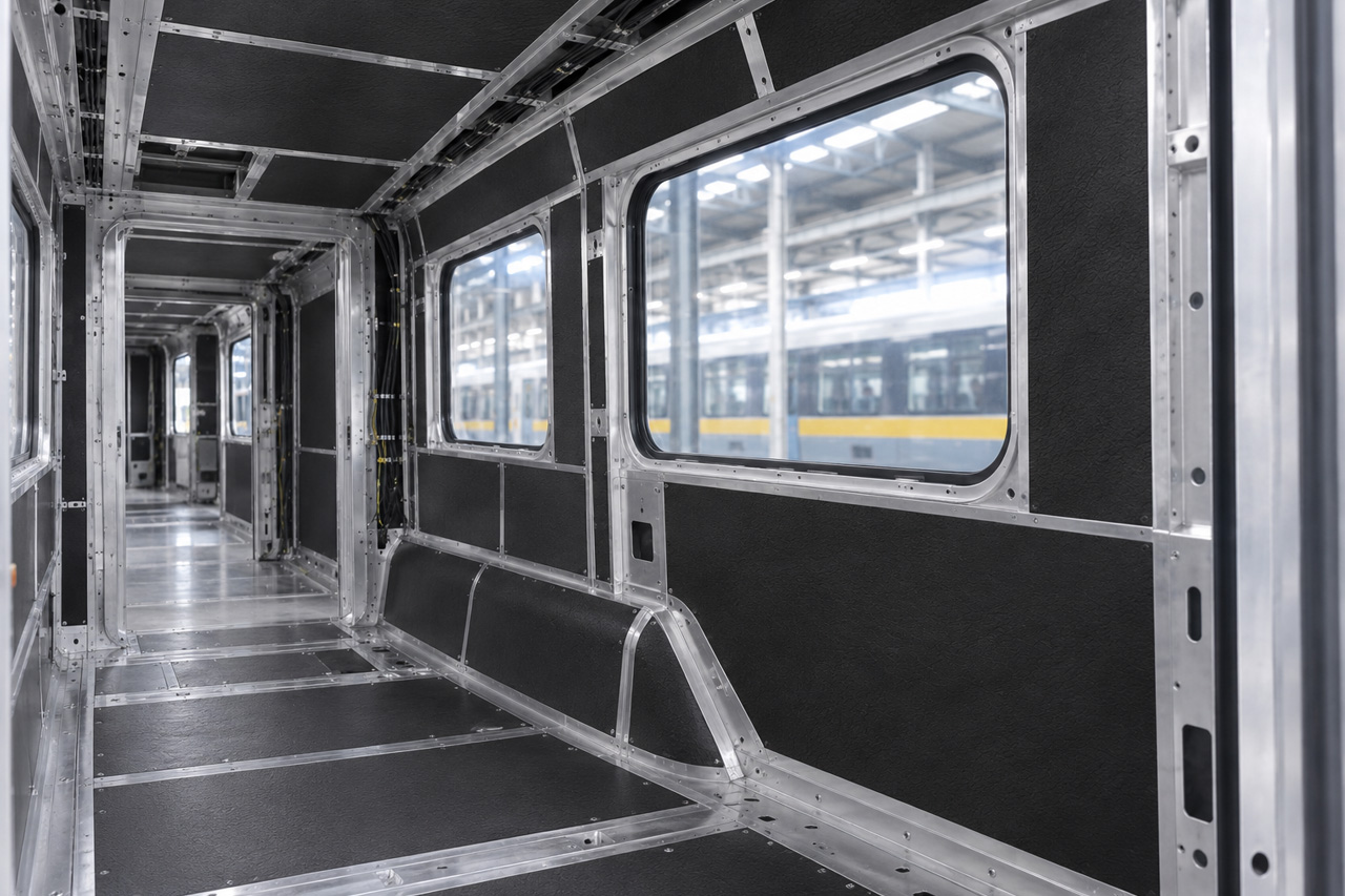 aixFOAM Technics geluidsisolatieoplossing voor bus en trein