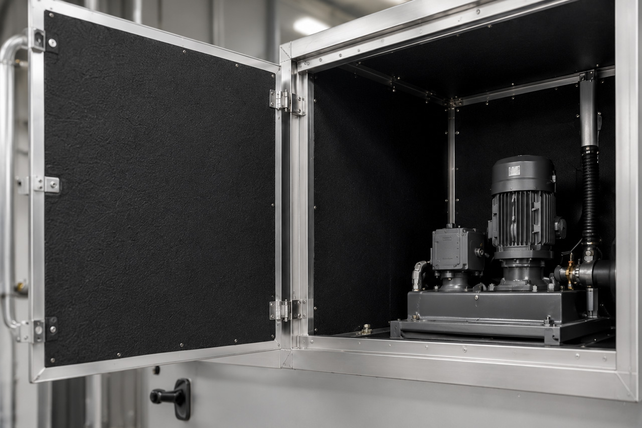 aixFOAM Technics vermindert geluid van machines en apparaten