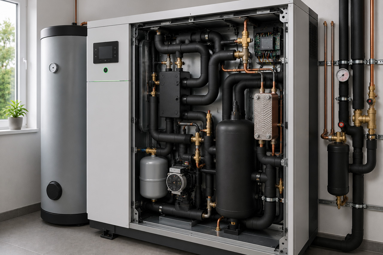 aixFOAM Technics waterbestendige isolatie voor warmtepompen